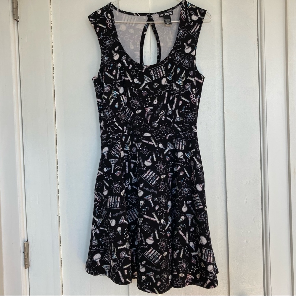 Hot Topic science skater dress